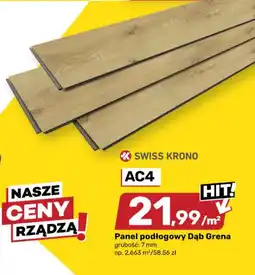 Bricomarche SWISS KRONO Panel podłogowy Dąb Grena oferta