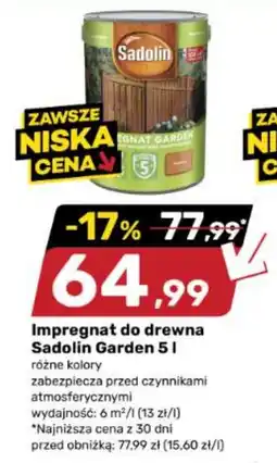Bricomarche Impregnat do drewna Sadolin Garden oferta