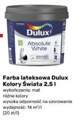 Bricomarche Farba lateksowa Dulux Kolory Świata oferta