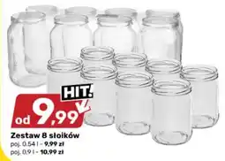 Bricomarche Zestaw 8 słoików oferta
