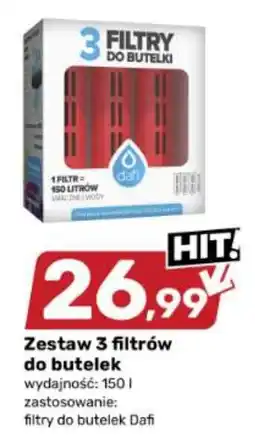 Bricomarche Zestaw 3 filtrów do butelek Dafi oferta