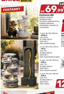Bricomarche Fontanna LED oferta