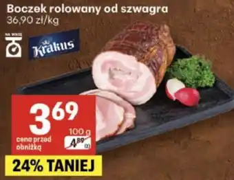 Delikatesy Centrum Boczek rolowany od szwagra Krakus oferta