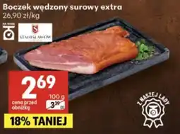 Delikatesy Centrum Boczek wędzony surowy extra oferta