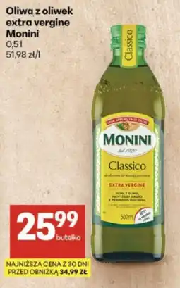 Delikatesy Centrum Oliwa z oliwek extra vergine Monini Classico oferta