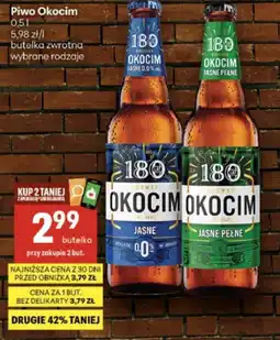 Delikatesy Centrum Piwo Okocim oferta