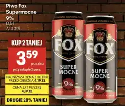 Delikatesy Centrum Piwo Fox Supermocne oferta