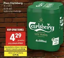 Delikatesy Centrum Piwo Carlsberg oferta