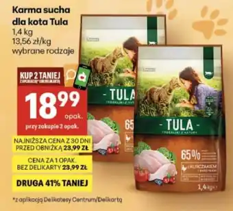 Delikatesy Centrum Karma sucha dla kota Tula oferta