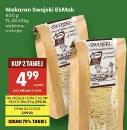 Delikatesy Centrum Makaron Swojski EkMak oferta