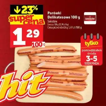 Topaz Parówki Delikatesowe Sokolów oferta