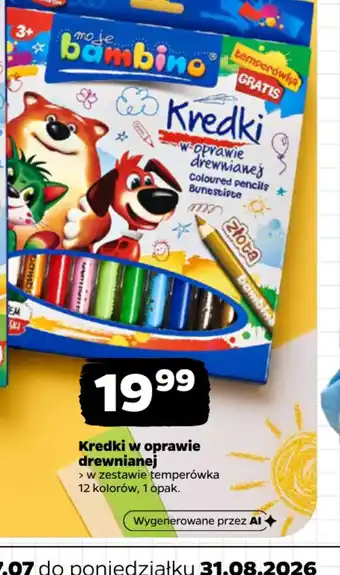 Netto Kredki w oprawie drewnianej oferta