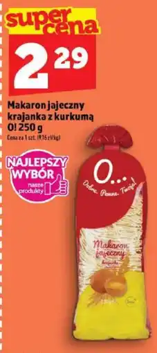 Topaz Makaron jajeczny krajanka z kurkumą oferta