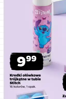 Netto Kredki ołówkowe trójkątne w tubie Stitch oferta