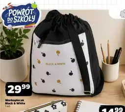Netto Workoplecak Black & White oferta