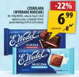 Arhelan Czekolada (wybrane rodzaje) E.Wedel oferta