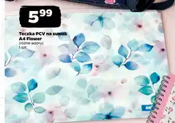 Netto Teczka PCV na suwak A4 Flower oferta