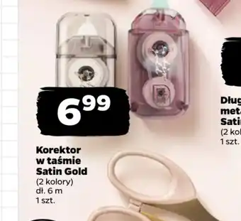 Netto Korektor w taśmie Satin Gold oferta
