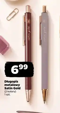 Netto Długopis metalowy Satin Gold oferta