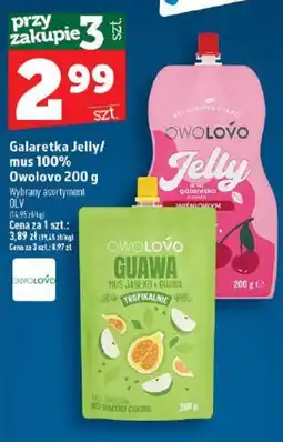 Topaz Galaretki Jelly/ mus 100% Owolovo oferta
