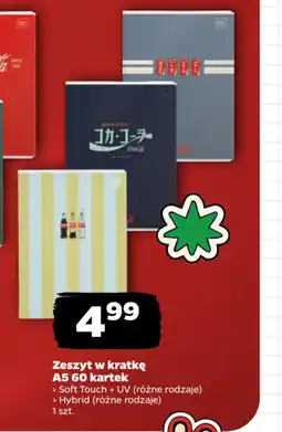 Netto Zeszyt w kratkę A5 oferta