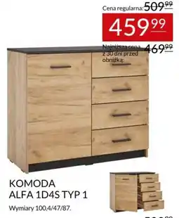 Abra Komoda ALFA 1D4S TYP 1 oferta