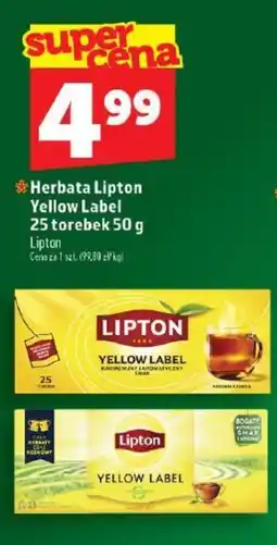 Topaz Herbata Lipton Yellow Label oferta