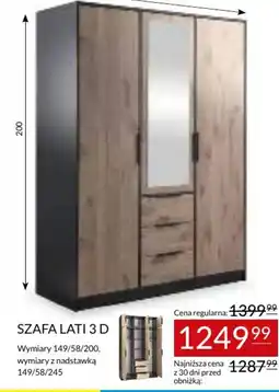 Abra SZAFА LATI 3 D oferta