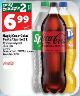 Topaz Napój Coca-Cola/Fanta/Sprite 2 L oferta