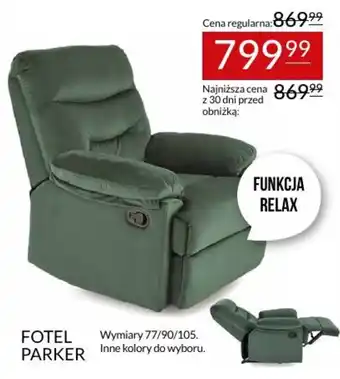 Abra Fotel Parker oferta