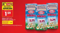 Biedronka Mleko UHT 3,2% Mlekovita Łaciate oferta