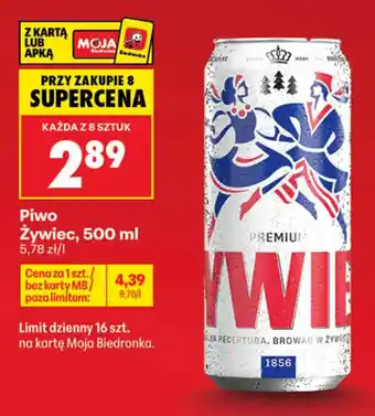 Biedronka Piwo Żywiec oferta