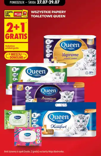 Biedronka Papier toaletowy Queen oferta