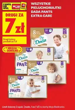 Biedronka Pieluchomajtki Dada Pants Extra Care oferta