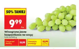 Biedronka Winogrono jasne bezpestkowe oferta