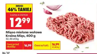 Biedronka Mięso mielone wołowe Kraina Mięs oferta