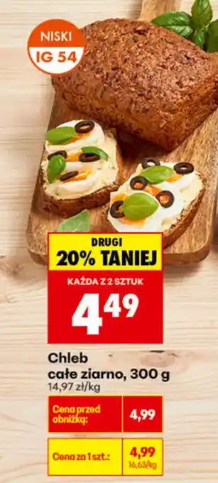 Biedronka Chleb całe ziarno oferta