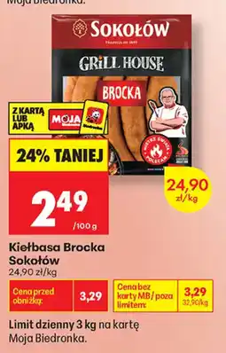 Biedronka Kiełbasa Brocka Sokołów oferta