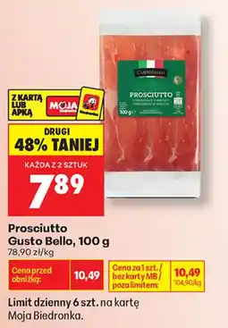 Biedronka Prosciutto Gusto Bello oferta