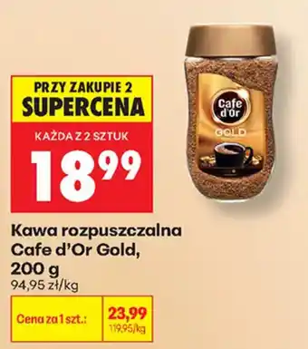 Biedronka Kawa rozpuszczalna Cafe d'Or Gold oferta