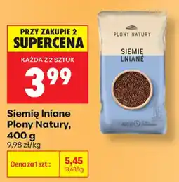 Biedronka Siemień lniane Plony Natury oferta