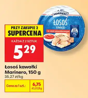 Biedronka Łosoś kawałki Marinero oferta