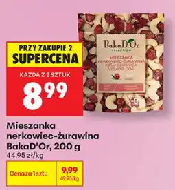 Biedronka Mieszanka nerkowiec-żurawina BakaD'Or oferta