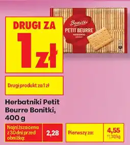 Biedronka Herbatniki Petit Beurre Bonitki oferta