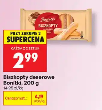 Biedronka Biszkopty deserowe Bonitki oferta