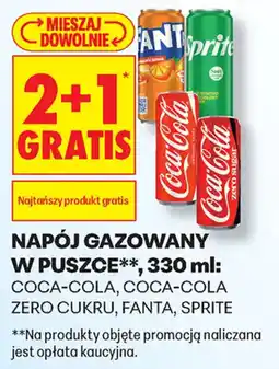 Biedronka Napój gazowany w puszce oferta