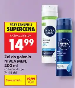 Biedronka Żel do golenia NIVEA MEN oferta