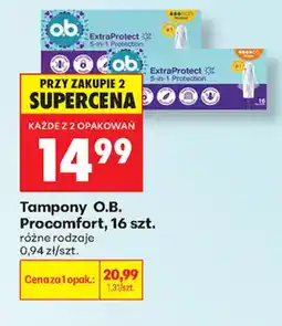Biedronka Tampony O.B. Procomfort oferta