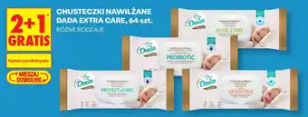 Biedronka Chusteczki nawilżane dada extra care oferta