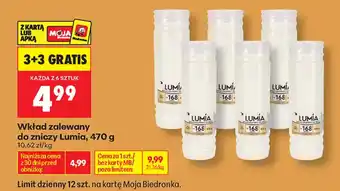 Biedronka Wkład zalewany do zniczy Lumia oferta